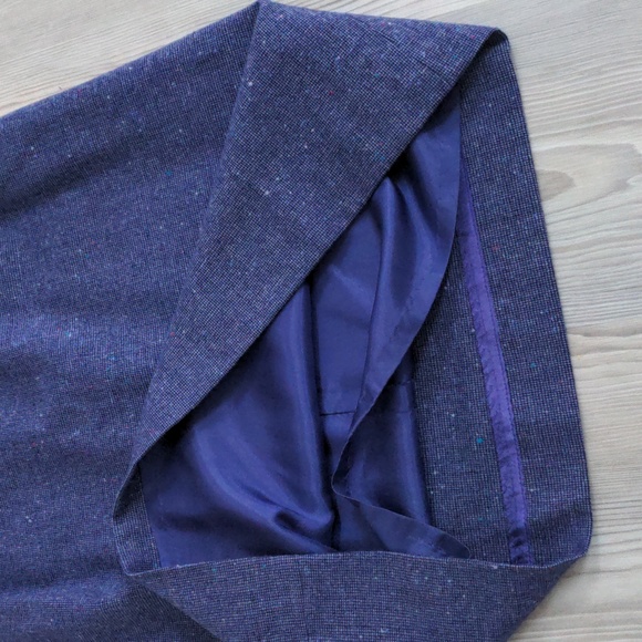 Pendleton pure virgin wool purple skirt - Picture 7 of 12